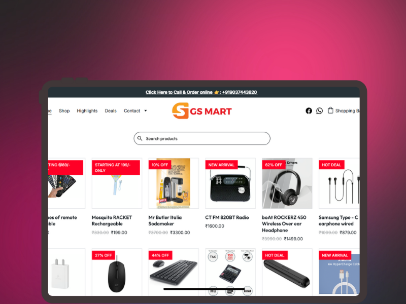 GSMARTKOCHI.IN - E-Commerce Platform